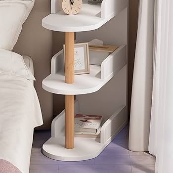 Amazon.co.jp: 2段エンドテーブル、木製隙間ベッドサイドテーブル Amazon.co.jp: 2段エンドテーブル、木製隙間ベッドサイドテーブル
