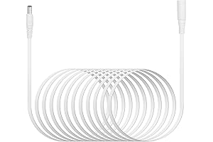 White Power Extension Cord for Alexa Show 10 (4th Gen) and Echo...