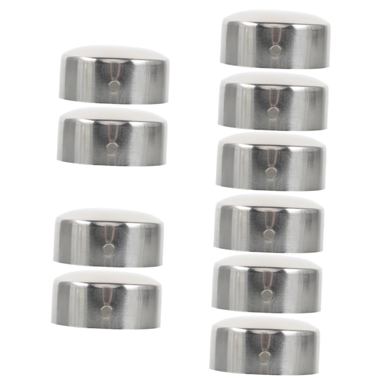 Embouts de tube décoratifs inoxydables jojofuny - Bouchons de finition pour rampe et garde-corps