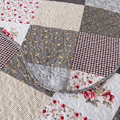 Honeilife Oversized King Bedspreads 120X120-3 Pcs California King Quilt thumb #5