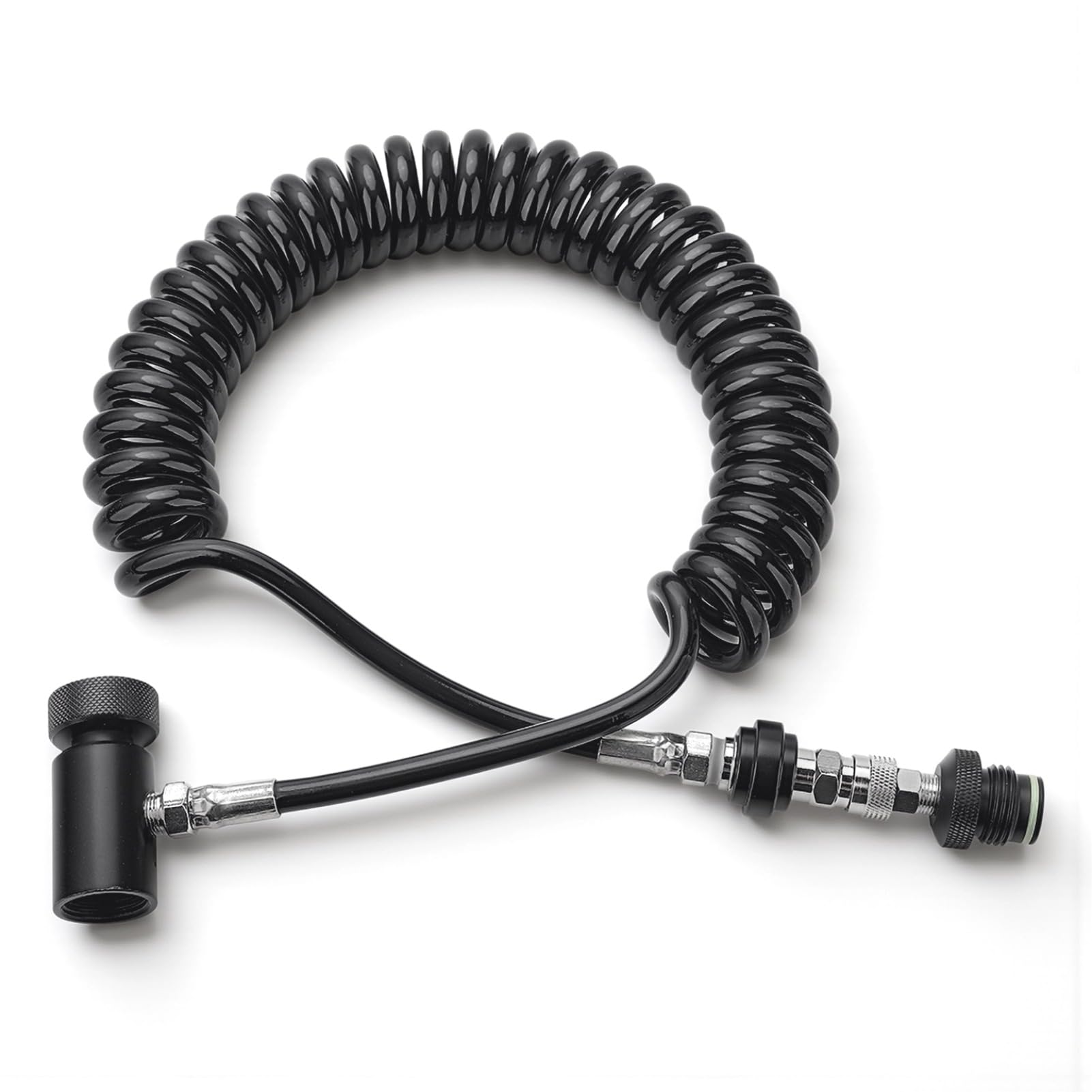 BONKZEBU Paintball Marker Remote Coil paintball remote line Cylinder Connection Valve Hose, Corrugated Hose, Paintball Remote Line, Paintball Hose, Paintball Tuyaux d'admission