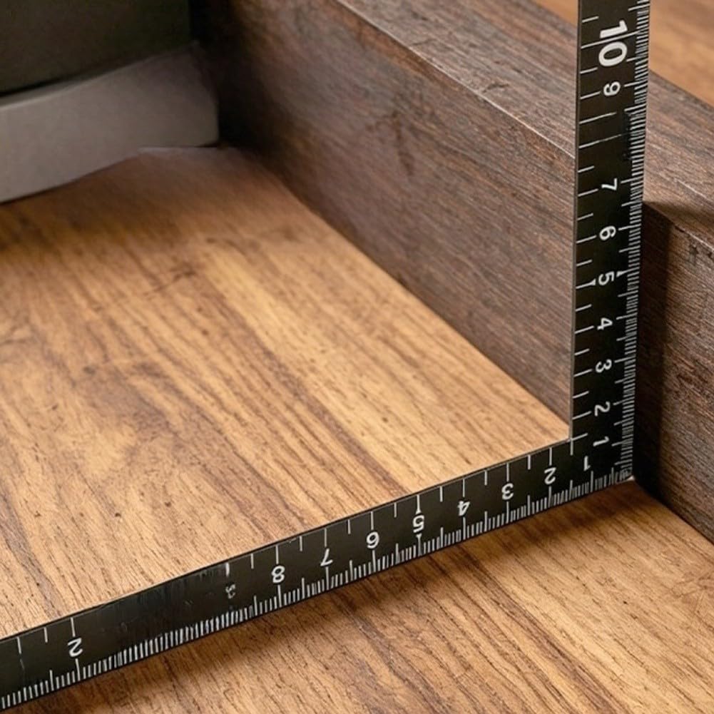 para herramienta Medición para madera 15cm y 30cm Doble Escala(30cm)