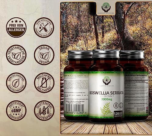 Weihrauch-Kapseln von Earth’s Nurture mit Boswellia serrata
