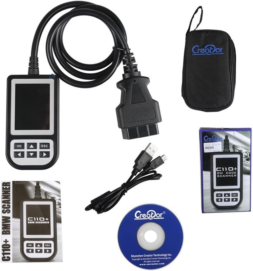 Yiff C110+ V4.7 BMW Code Reader Airbag/ABS/SRS Diagnostic Scan Tool for BMW