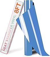 Vista 74 de HTVRONT Rollos de Vinilo HTV de Transferencia de Calor - 12" x 8ft Vinilo HTV para Camisas, Vinilo para Planchar para Todas las Máquinas de Corte