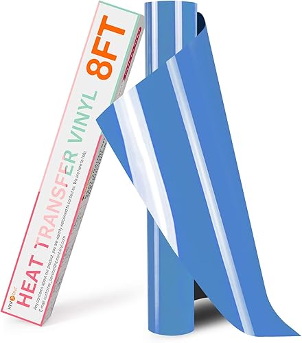 Miniatura 74 de HTVRONT Rollos de Vinilo HTV de Transferencia de Calor - 12" x 8ft Vinilo HTV para Camisas, Vinilo para Planchar para Todas las Máquinas de Corte
