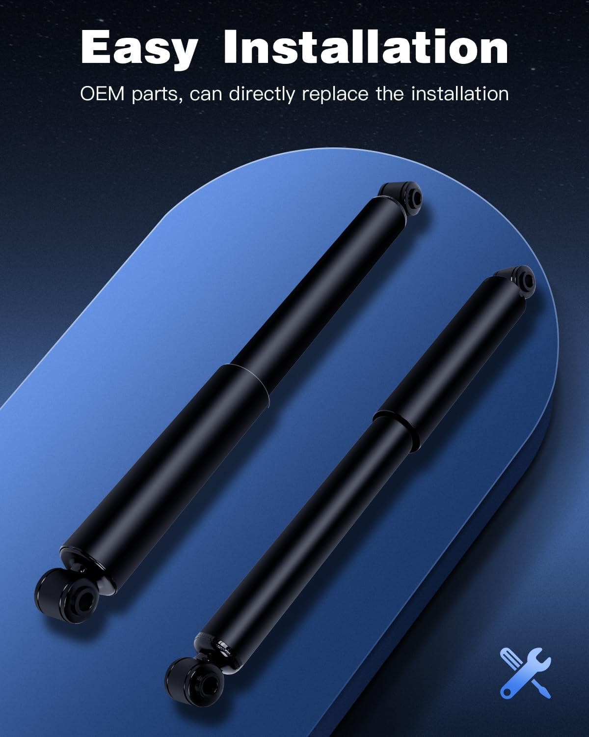Shocks Struts,ECCPP Rear Shock Absorbers Fits 2005-2011 for Chevy Equinox,2010-2011 for GMC Terrain,2002-2010 for Saturn Vue,2006-2009 for Pontiac Torrent 345055 911258 (2 pcs)