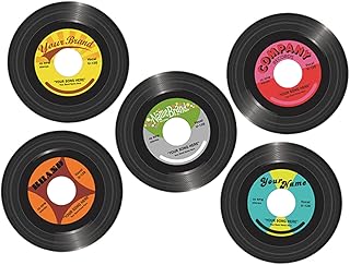 TEHAUX Discos De Vinil Vintage Decoração Ao Ar Livre Música Vinil Música Festa Decorações Estúdio Decoração De Quarto Discos De Vinil Decoração Música Pano De Fundo Adesivo De Parede