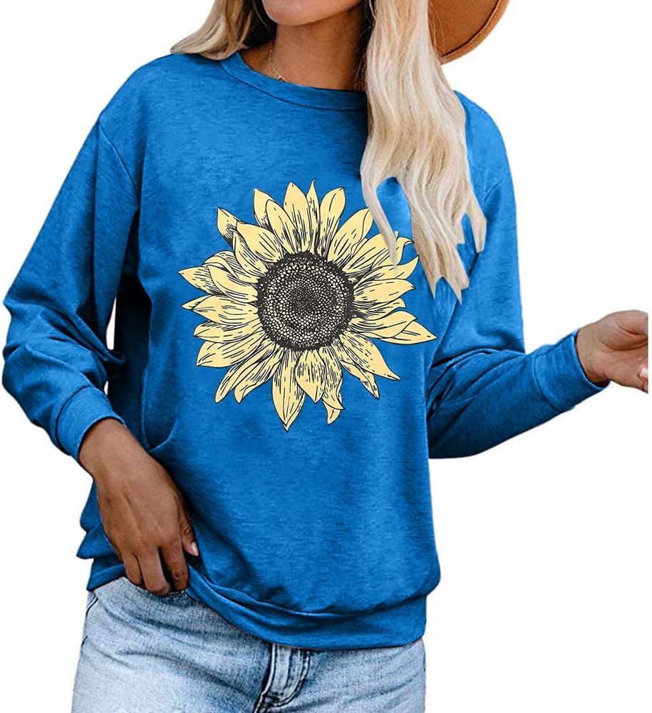 Sunflower sweatshirt womens Clearance