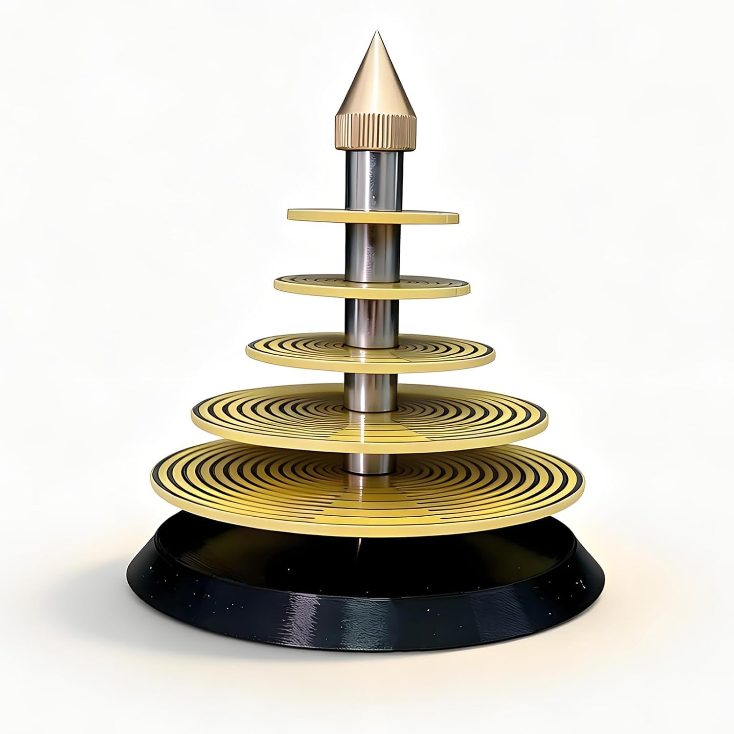 SICWEDIM Coil Multi-Wave Oscillator, MWO Teslas Polarizing Disk, 5-Layer Design, Energy Field Generator, for Water Energization & Harmonic Balancing, Demagnetisation and Purification Meditation
