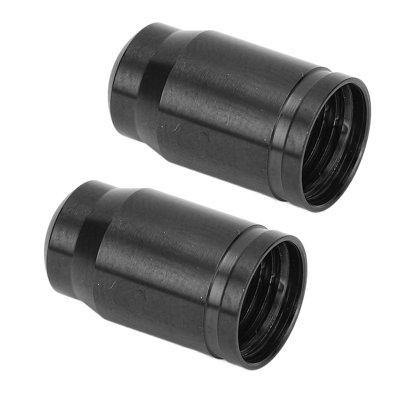 Valve Caps, Ti Alloy Tire Air Valve Stem Cover with Rubber Rings for Mountain Road (Black)