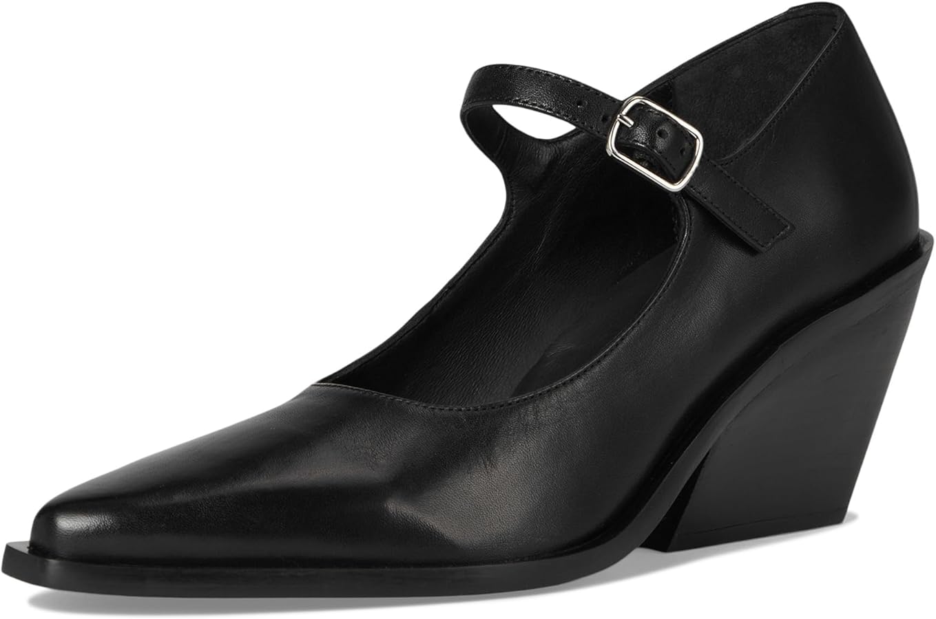 Amazon.com | Seychelles Women's Sparks Leather Mary Jane, Black, 6