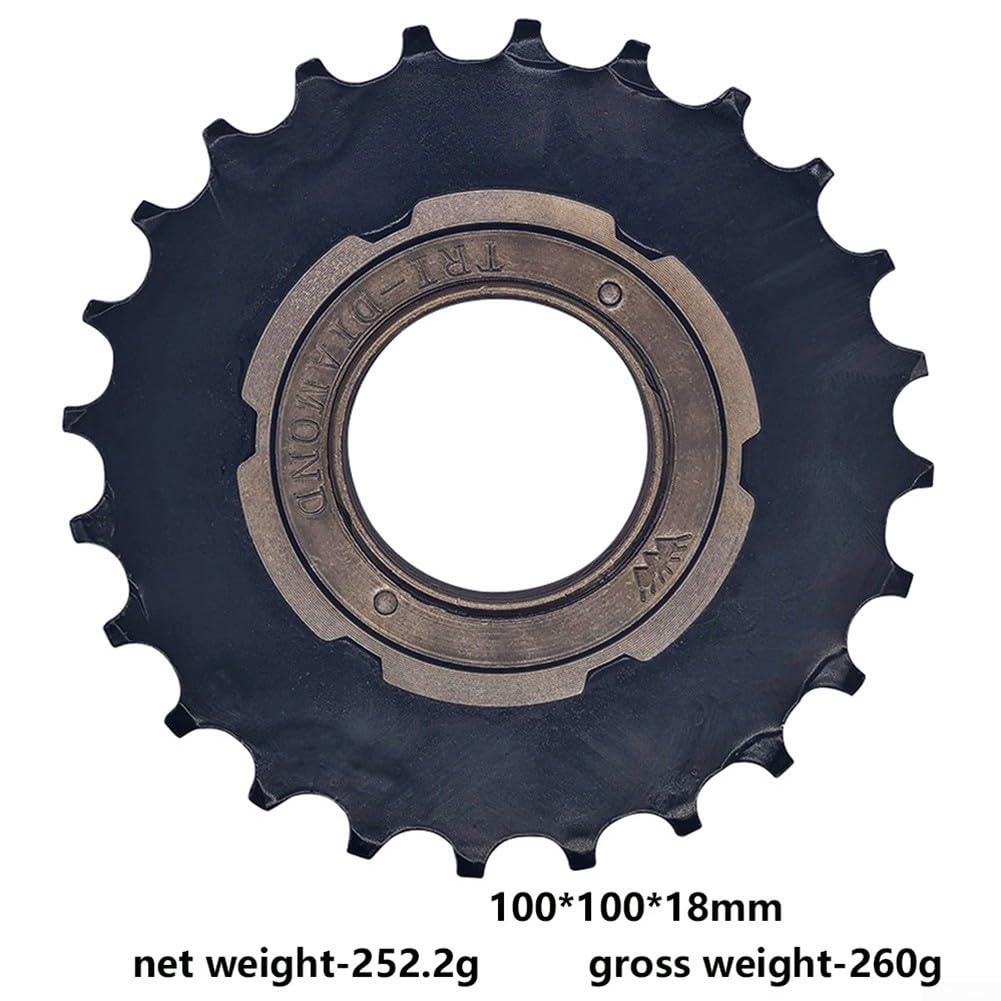Ruota libera per bici, 3 velocità 118-21-24T cassetta pignone in acciaio per bicicletta ruota libera pignone accessori per biciclette