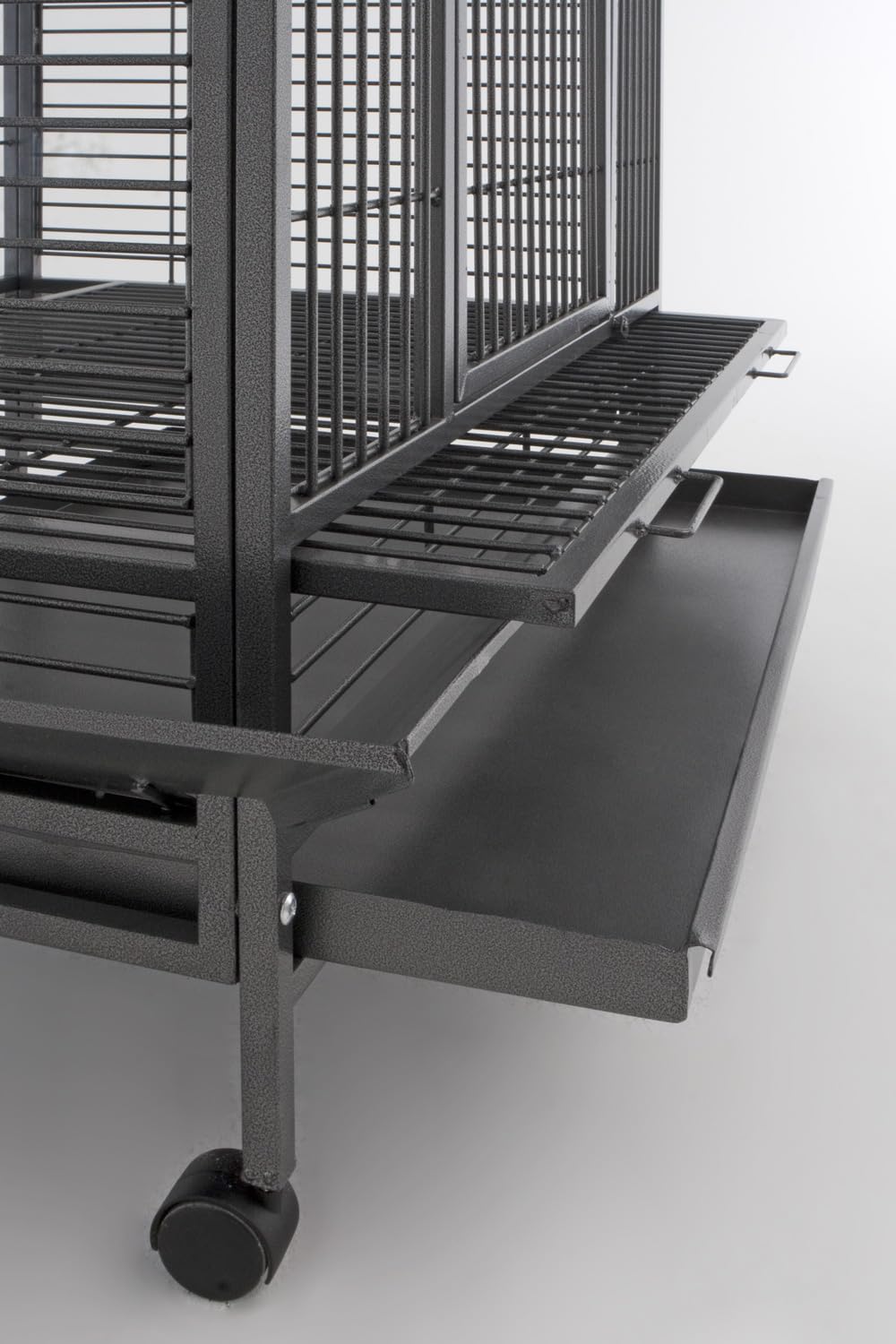 Kompletter Papageienkäfig | Großer Vogelkäfig Ideal für mittelgroße und große Papageien | Maße 91 x 71 x 171,5 cm | Gewicht 61 kg