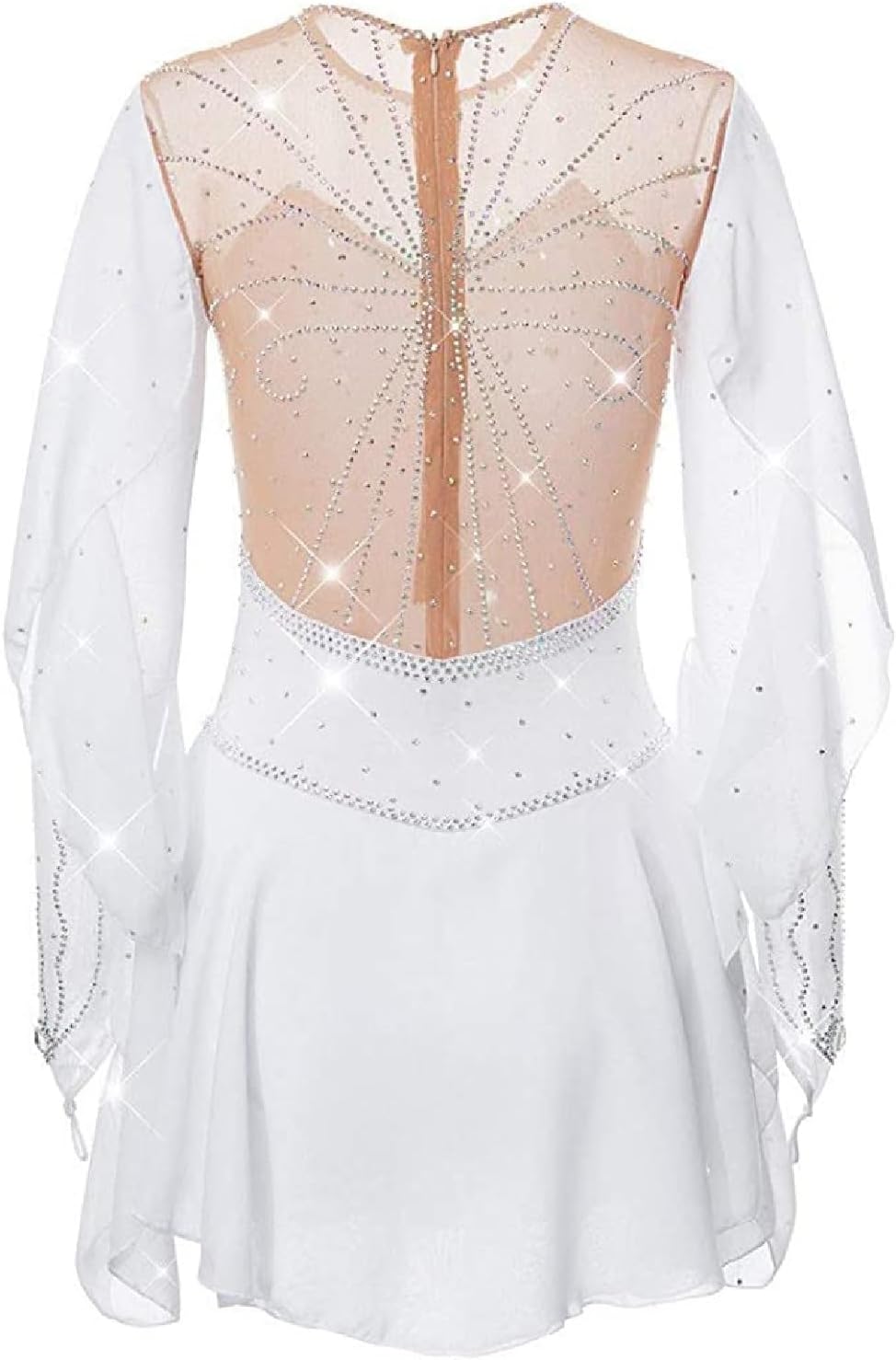 Figure Skating Clothes for Girls Skirted Leotards Ice Skating Outfit Stage Costume