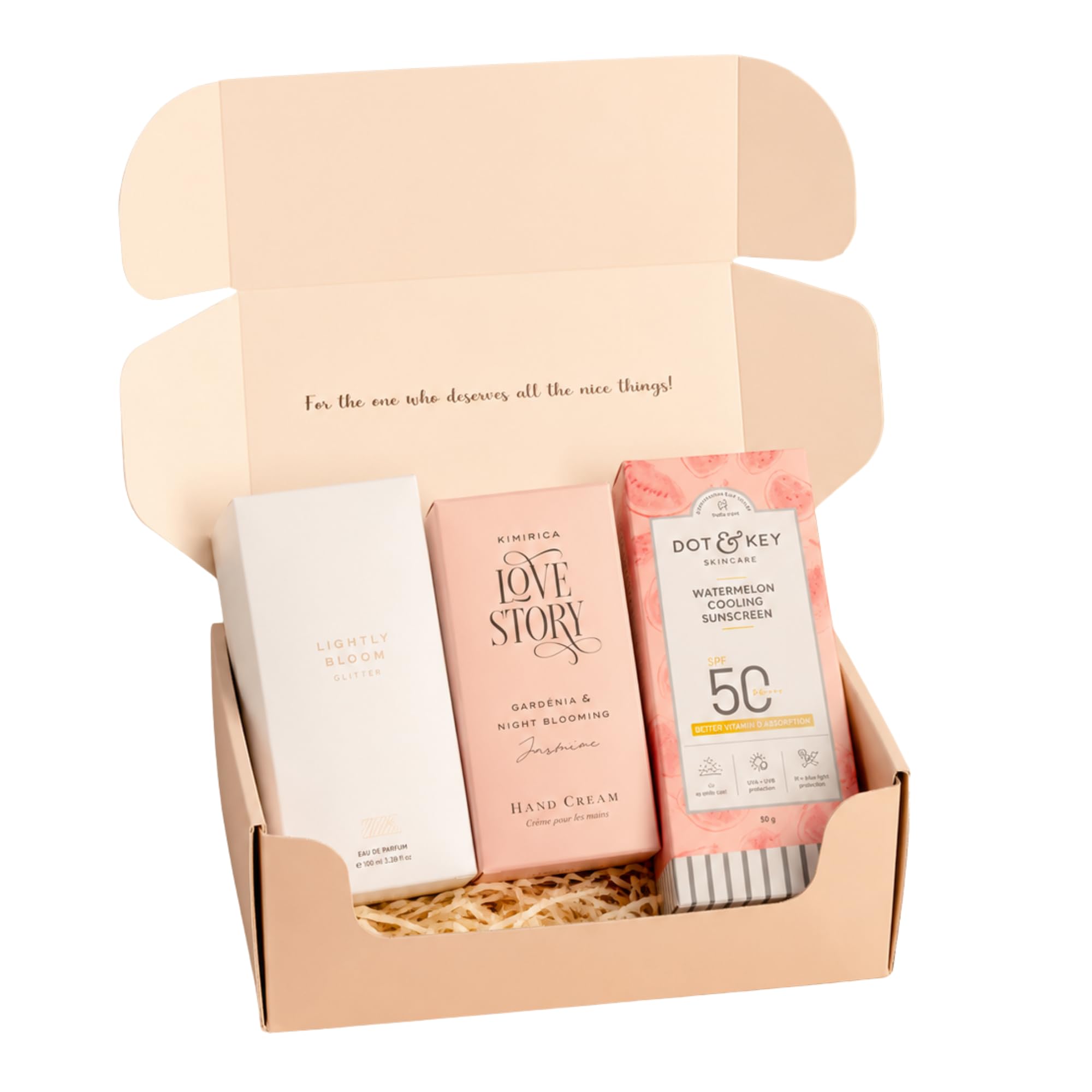 Premium Luxury Gift Hamper for Women | Zara Perfume, Hand Cream & Dot & Key Sunscreen | Elegant Self Care Gift Box-picture-28