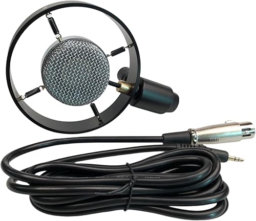 Miniatura 7 de Antiguo Vintage Teatro Clásico Discurso Vivo Vocal 1.024 in Gran Diafragma Condensador Micrófono Reemplazo