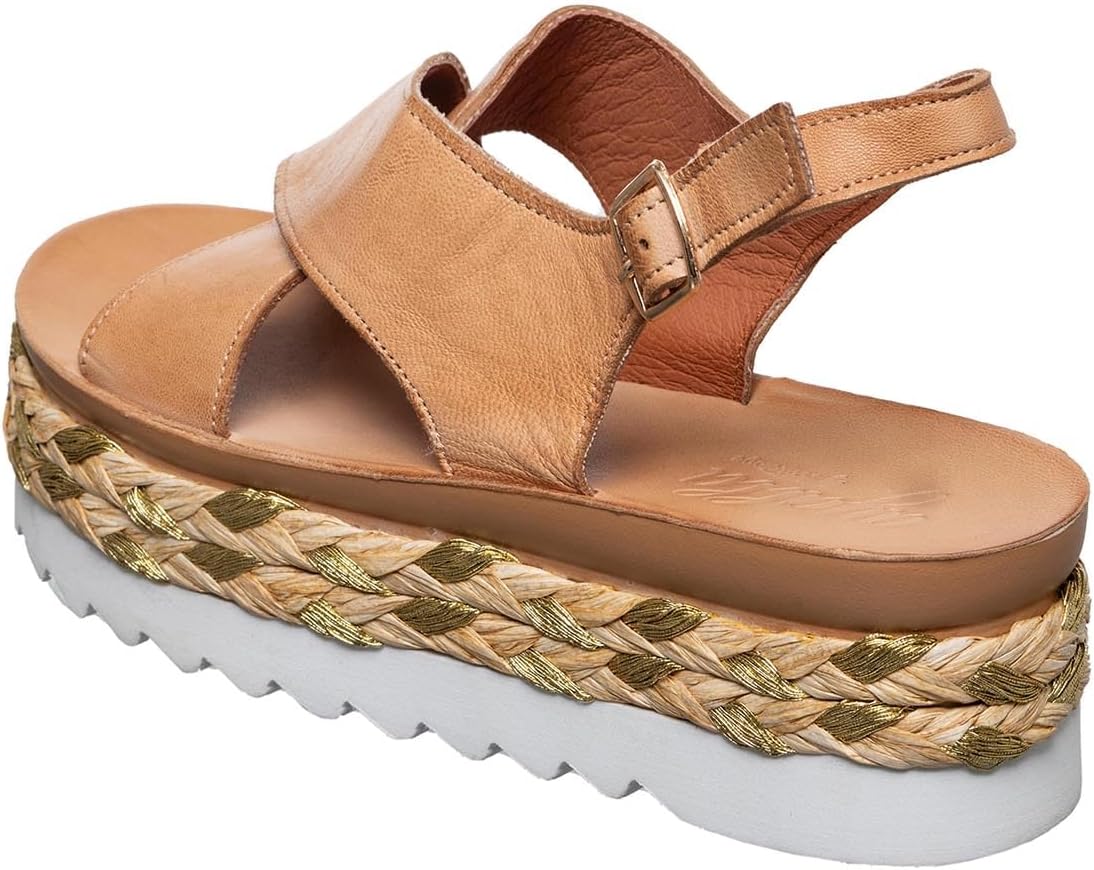 Antelope Women's Abby Leather Flat Platform Sandals