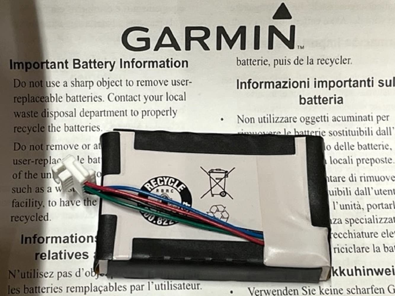 Batterie Rechargeable 920mAh 7,4V Pour BMW Navigator 6, 5, VI, V - Compatible 361-00063-00