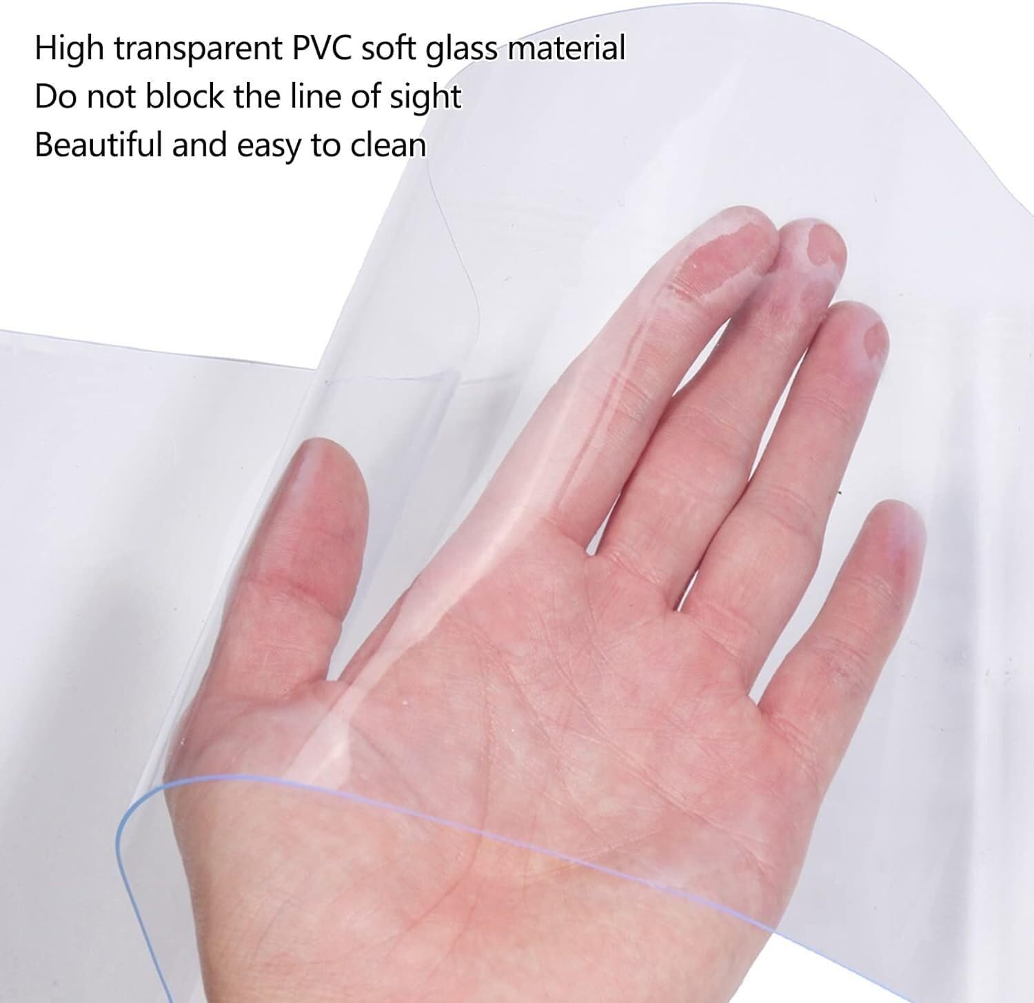 Generico Tenda a Strisce in PVC per Porte di Celle frigorifere - Plastica Trasparente Impermeabile da 25 mm, divisorio termoisolante per ristorazione e Celle frigorifere - Facile da installare, effic