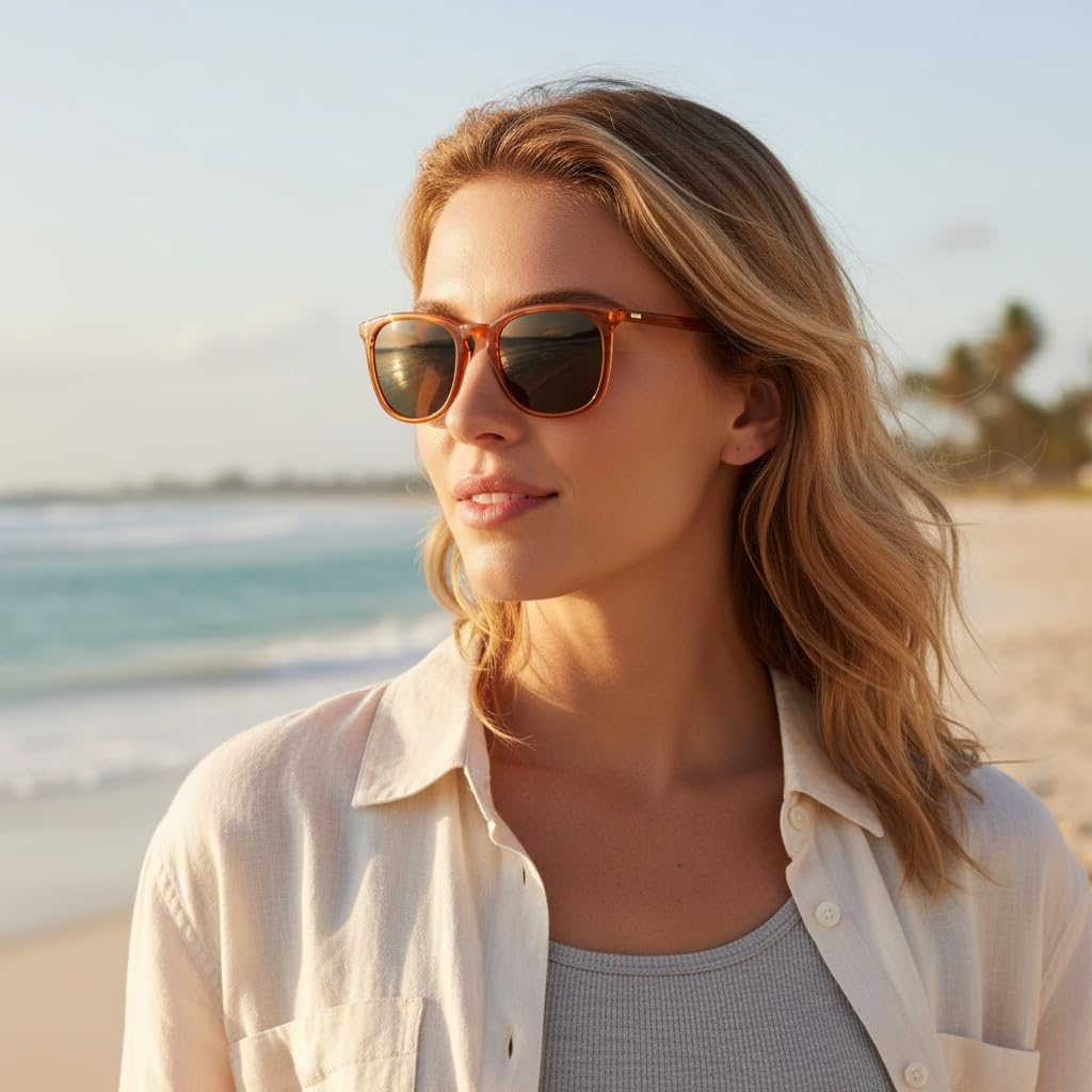 CARFIA Big Fashion Polarized Women's Sunglasses UV Protection Outdoor Driving Eyewear CA5358 - Image 3