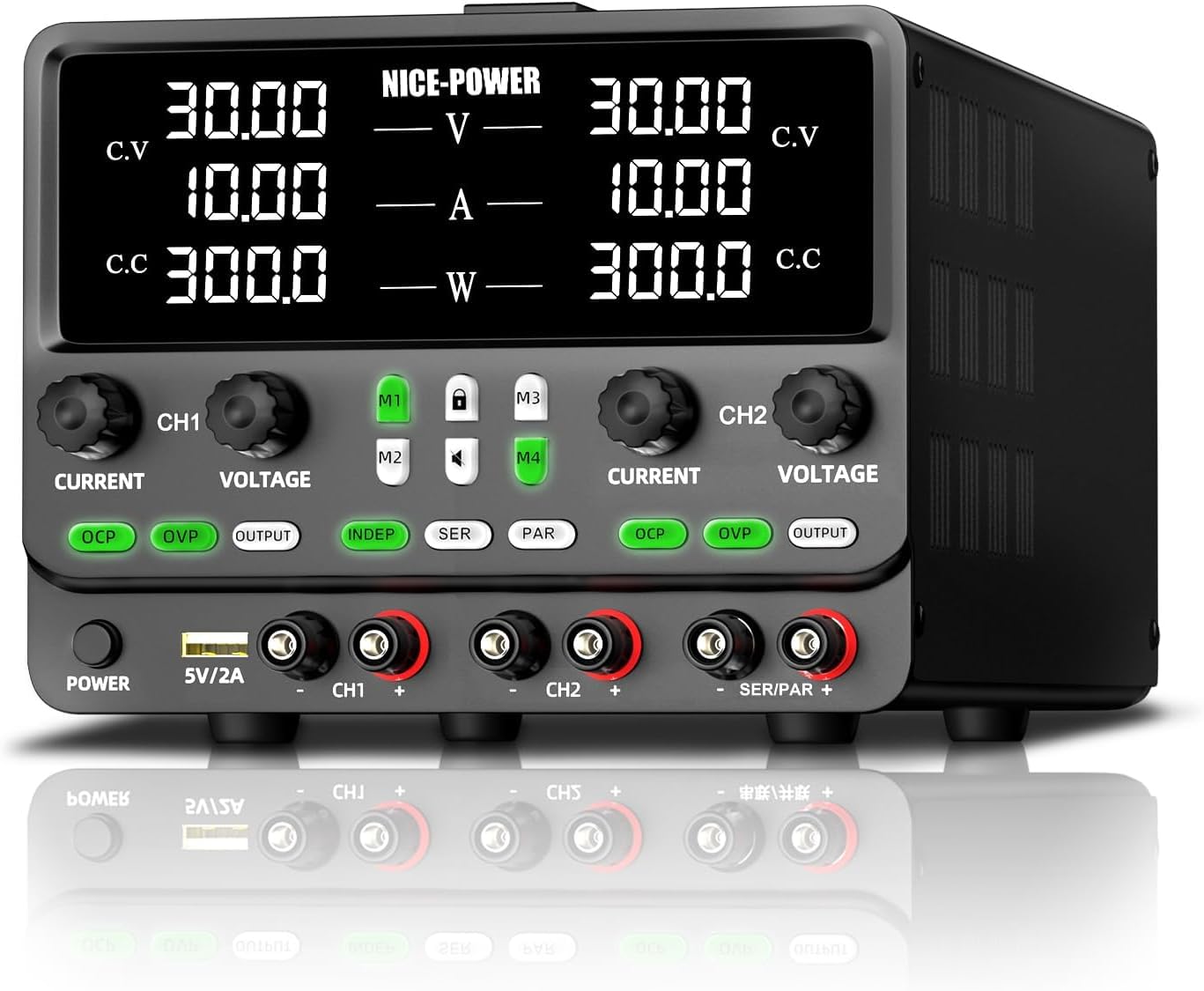 Amazon.com: NICE-POWER Dual DC Power Supply Variable: 30V 10A