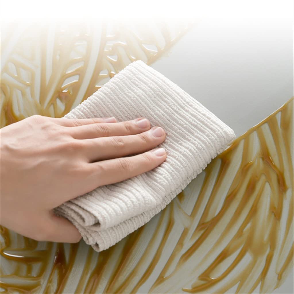 Paños de Cocina de Microfibra, Toalla a Rayas para Cocina, hogar, quitamanchas, Trapos de Limpieza (6 uds., 30x40CM), 9 Uds.