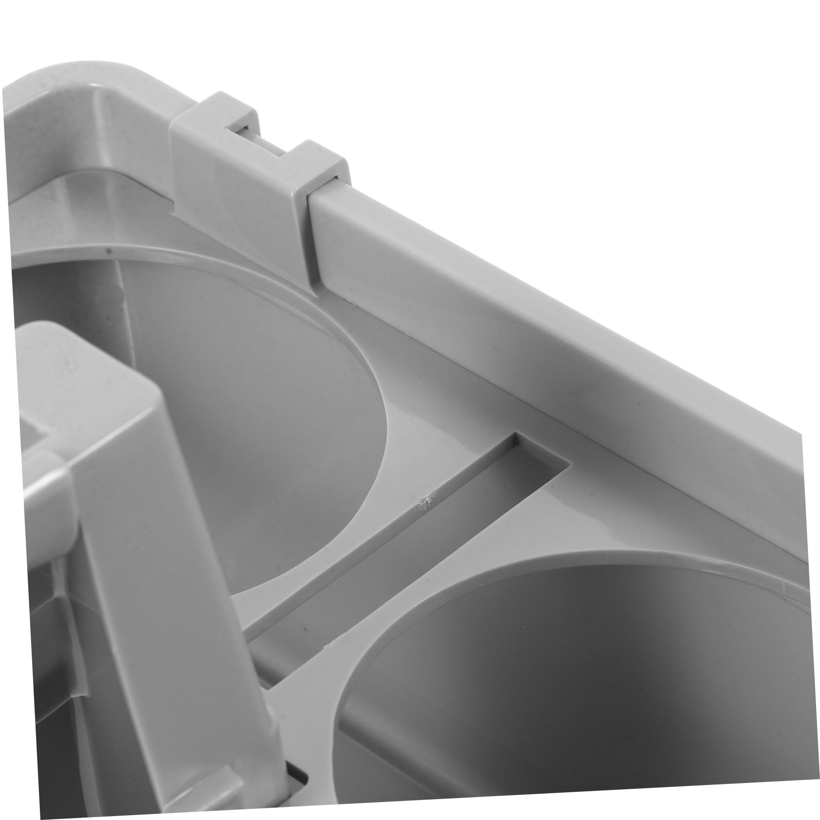 Cabilock Cesta de Almacenaje para Productos de Limpieza con Compartimentos y Asa Ergonómica Contenedor Plástico Ligero y Resistente para Organización Doméstica y Profesional