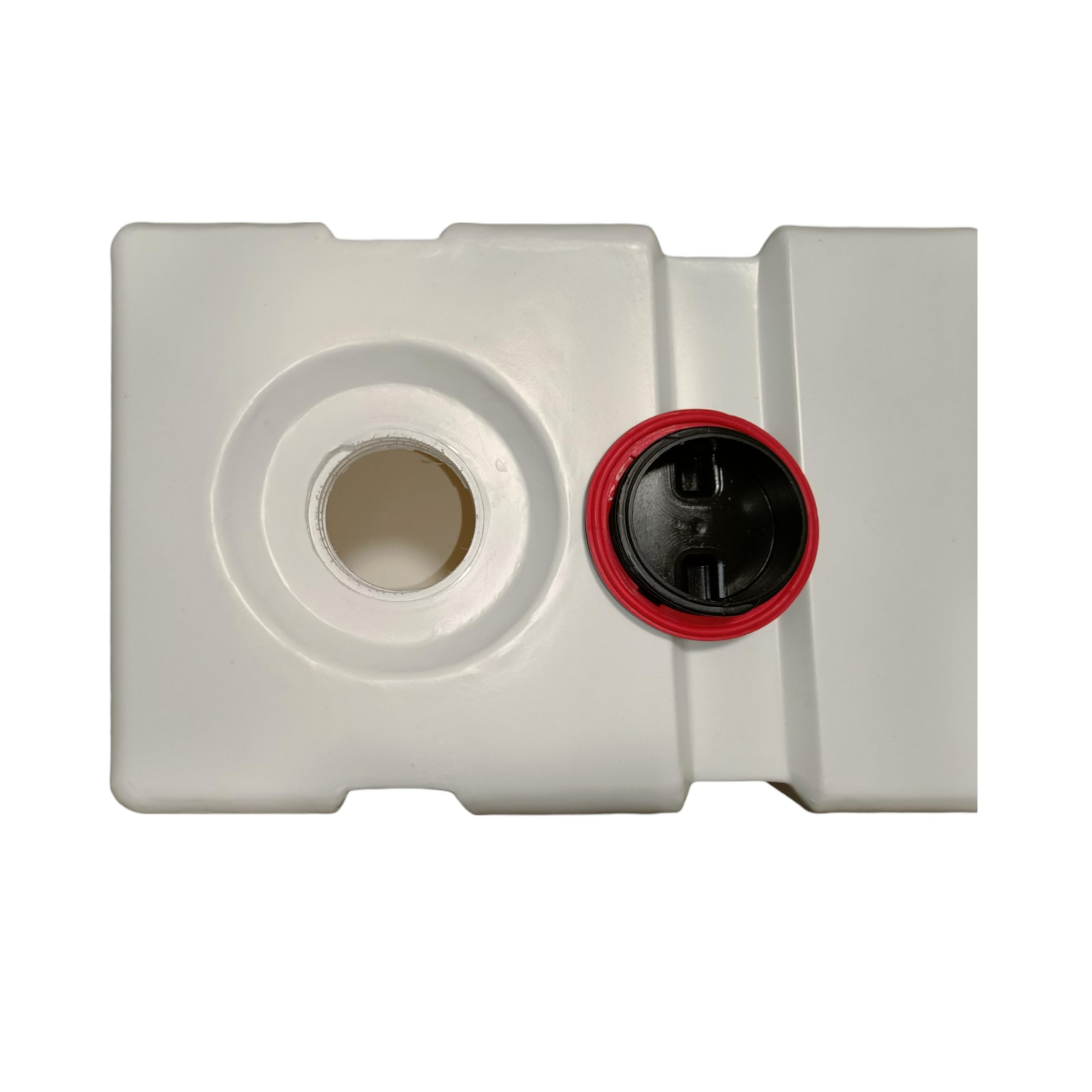 Varile Hermetisch drinkwatertank, transportbestendig, geschikt voor levensmiddelen, voor boot, camper, aanhanger, 80 liter, wit