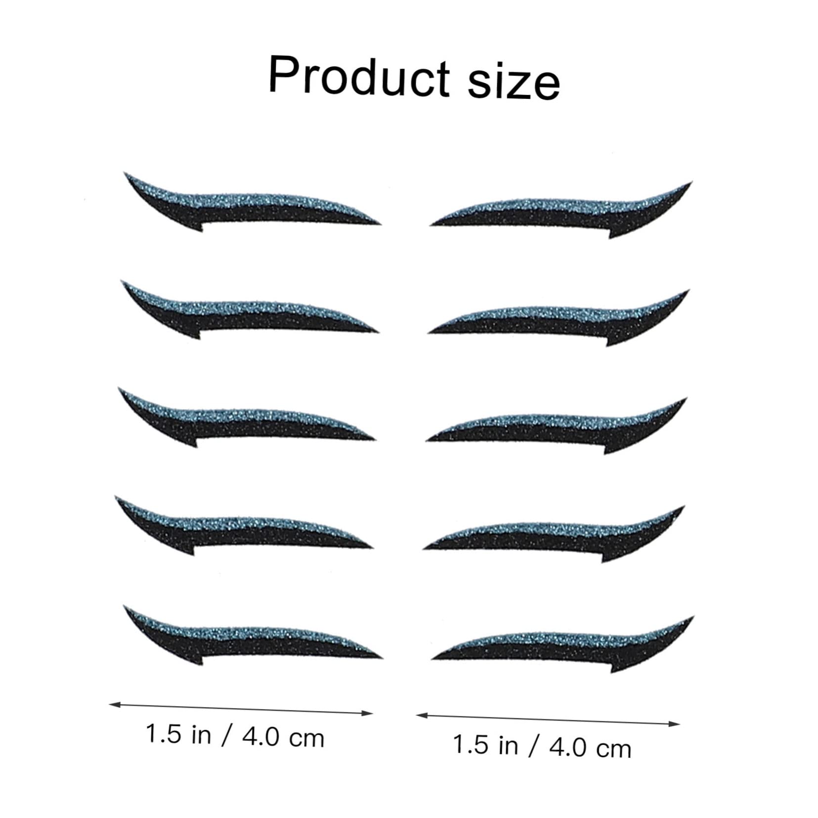 Healeved 200paires Stickers Eyeliner Autocollants Maquillage Des Yeux Strips Liner Invisibles Réutilisables Pour Look Cat Eye Parfait Pour Maison Et Voyage