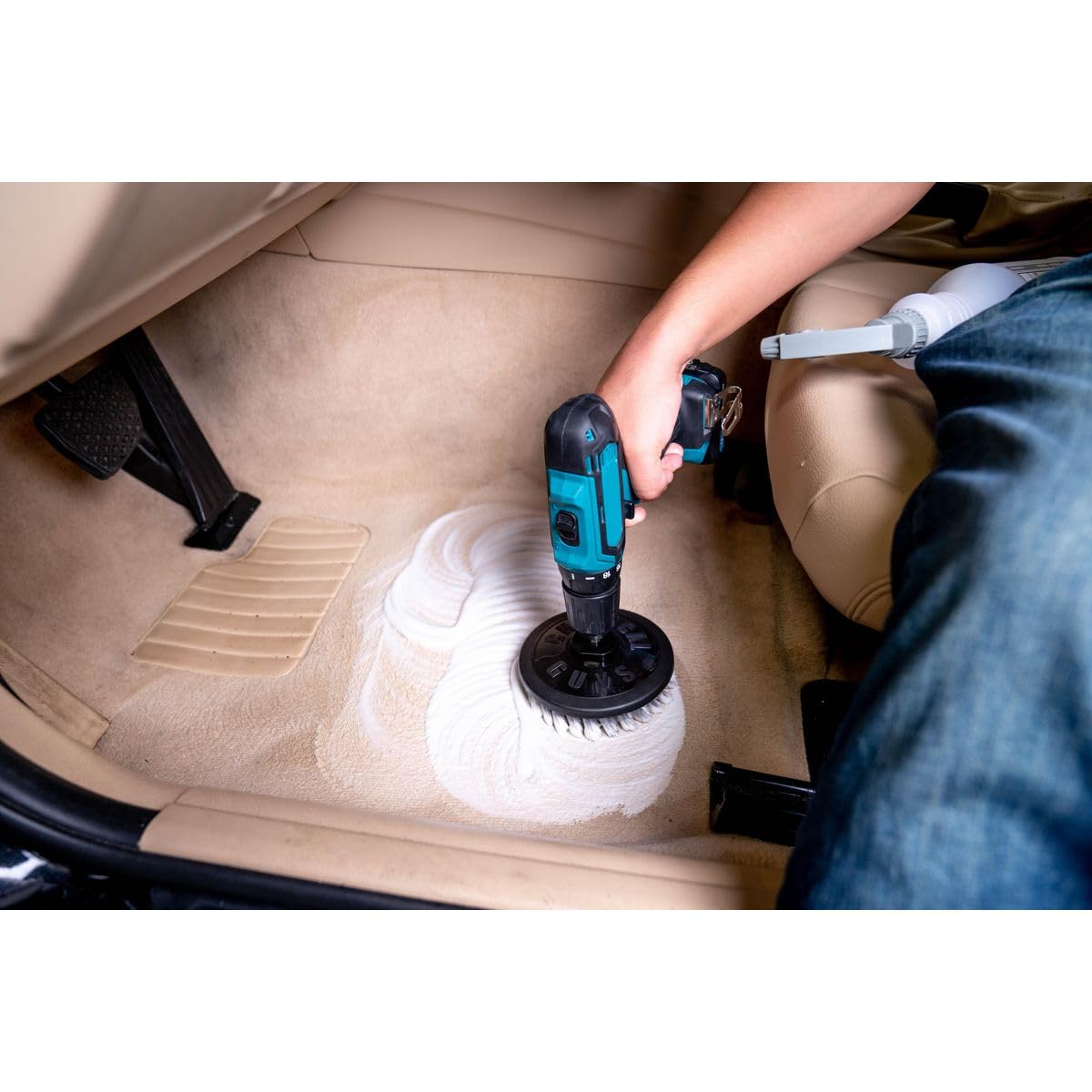 Chemical Guys ACC506 Light Duty Spinner Multi-Surface Drill Brush Attachment Fits Any Standard Drill - Power Scrubber Removes — view 7