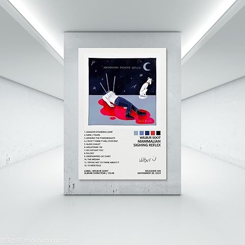 Vista 14 de MOZEU Póster de The Kid Laroi The First Time Music Album Cover Posters para habitación, lienzo estético, arte de pared, decoración de dormitorio, 16