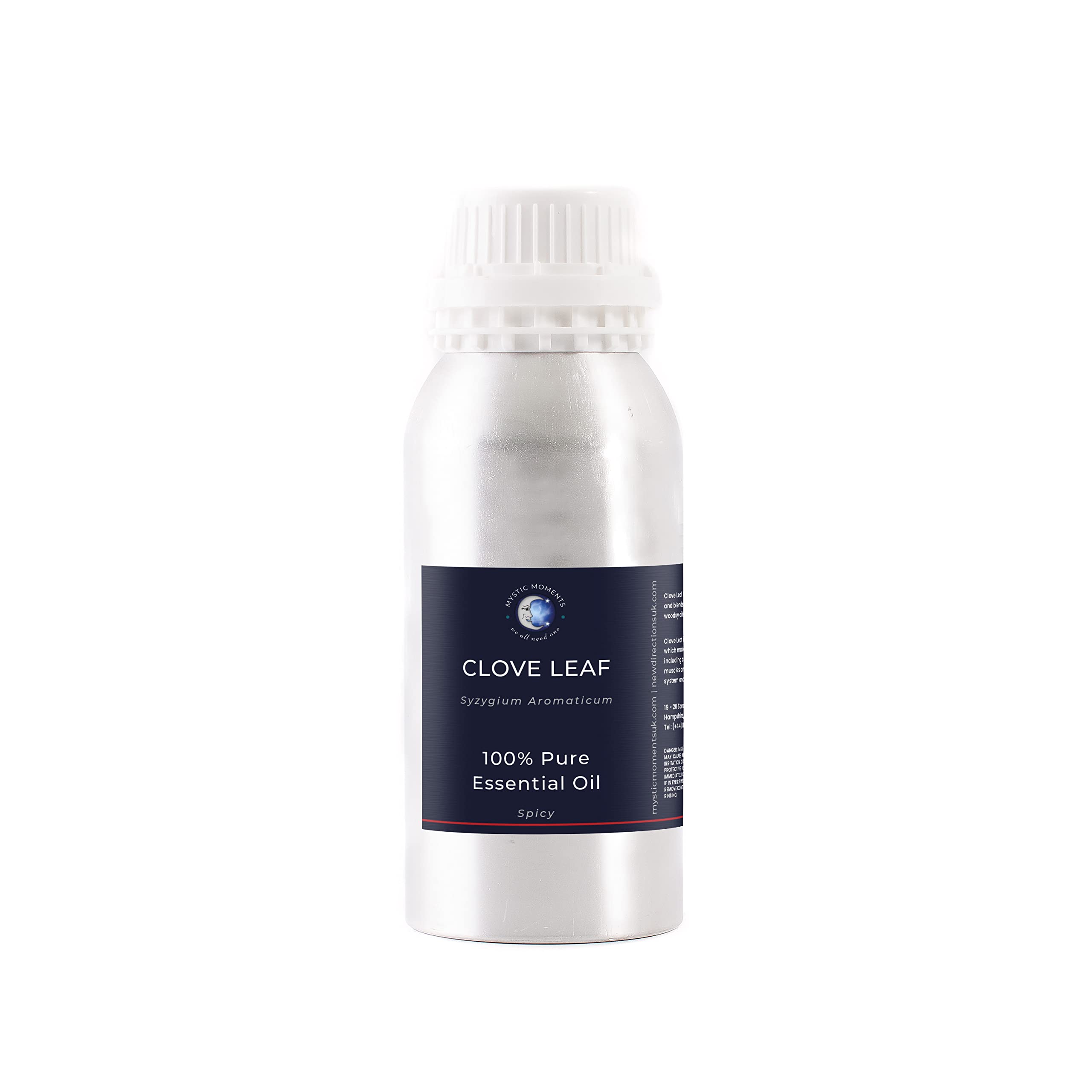 Mystic Moments | Huile pure de feuille de girofle pour diffuseurs | 1Kg | Syzygium aromaticum apporte aux diffuseurs, aux mélanges d'huiles et aux formulations parfumées un arôme plus vif boisé.