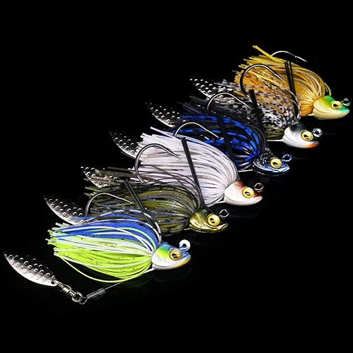 Miniatura 6 de Swim-Jigs-for-Bass-Fishing-Lures Swimbait Underspin Swimming Bass Jigs 12 38 14 oz