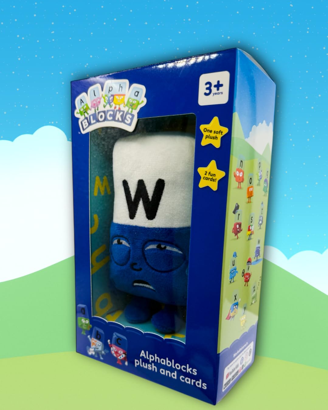 Antertoys Alphablocks Plush & Cards (Alphablocks W)