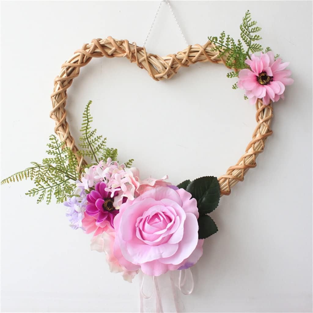 Back Garden Wall Pastoral Rural Love Wreath Bedroom Door Decoration