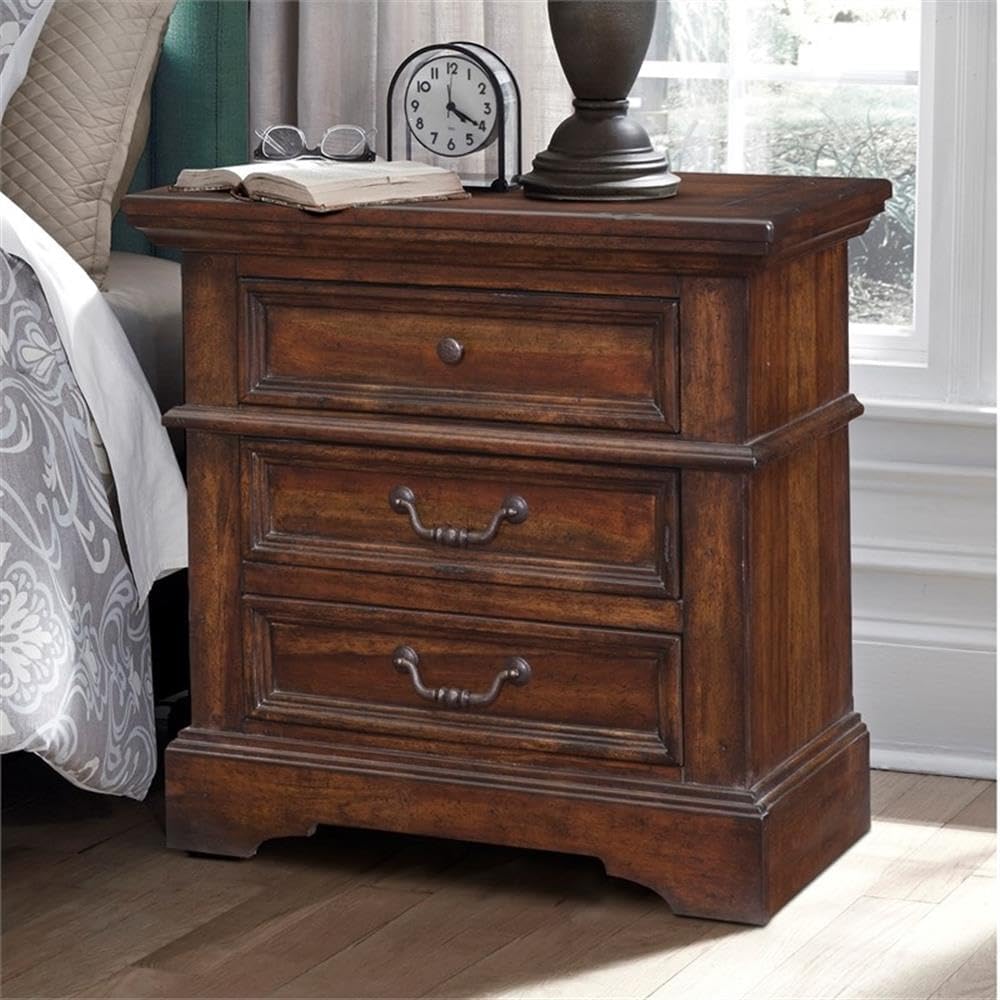 American Woodcrafters Stonebrook Nightstand, 1, Tobacco