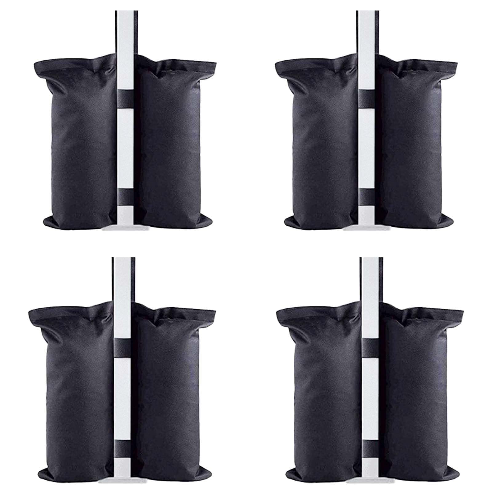 Borse Peso Tende Da Campeggio Sacchi Di Sabbia Per Padiglione Set Da 4 | Pesi Per Tende Da Giardino E Protezione | 42x40 Cm | 15kg Cad. Protezione Vento Pioggia
