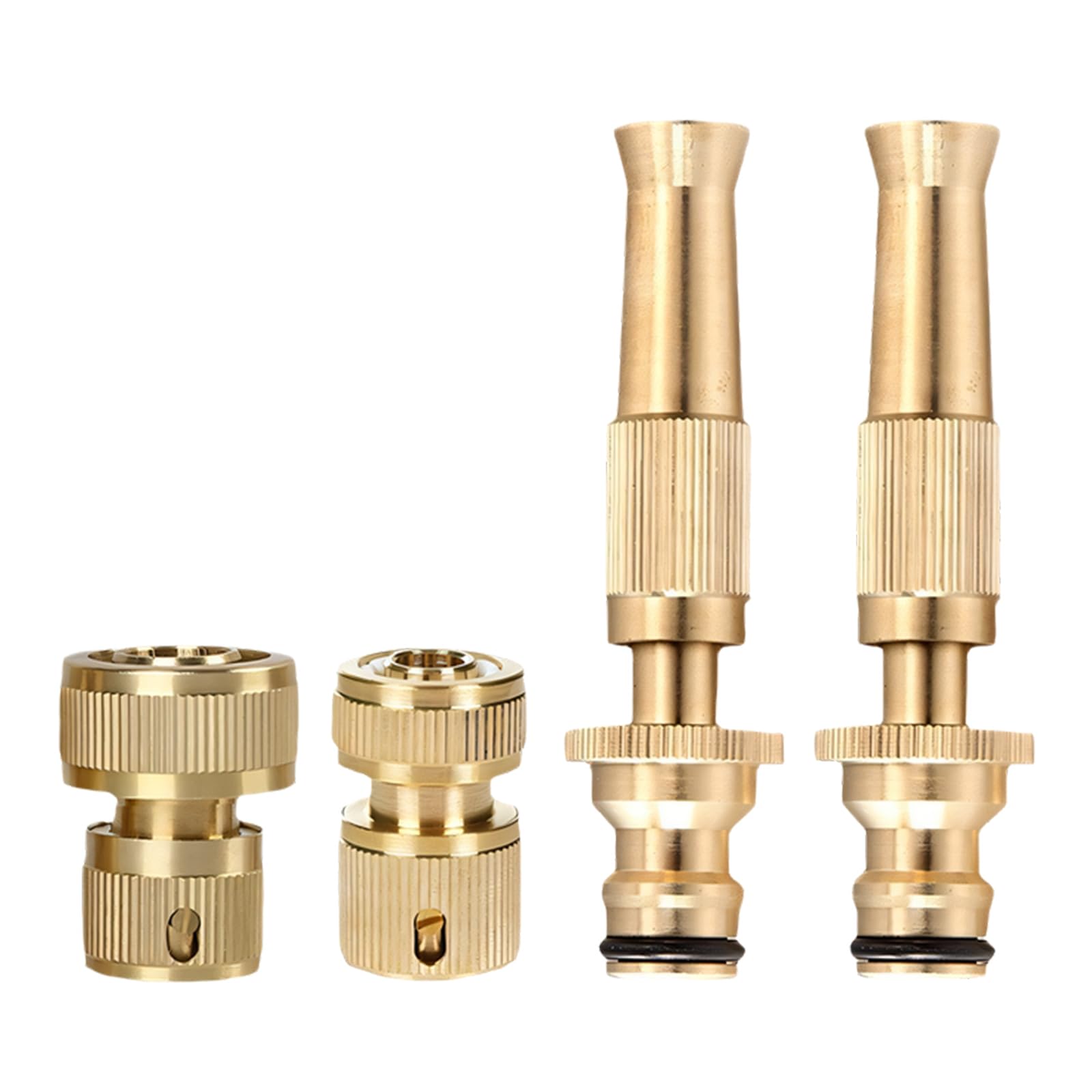 LUCKGONI Heavy Duty Adjustable Rotating Sprinkler Nozzle With Brass Fitting For Garden Irrigation And Lawns Watering Plant Care