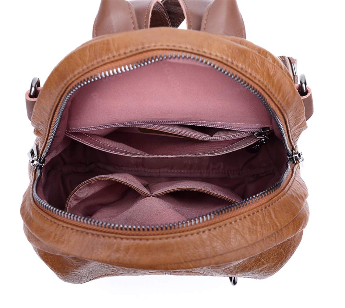 BUKESIYI Donna Borsa Zaino Elegante Zainetto Borse a Tracolla Zaini Antifurto Zainetti 2023 PU Pelle CCIT78302 Nero