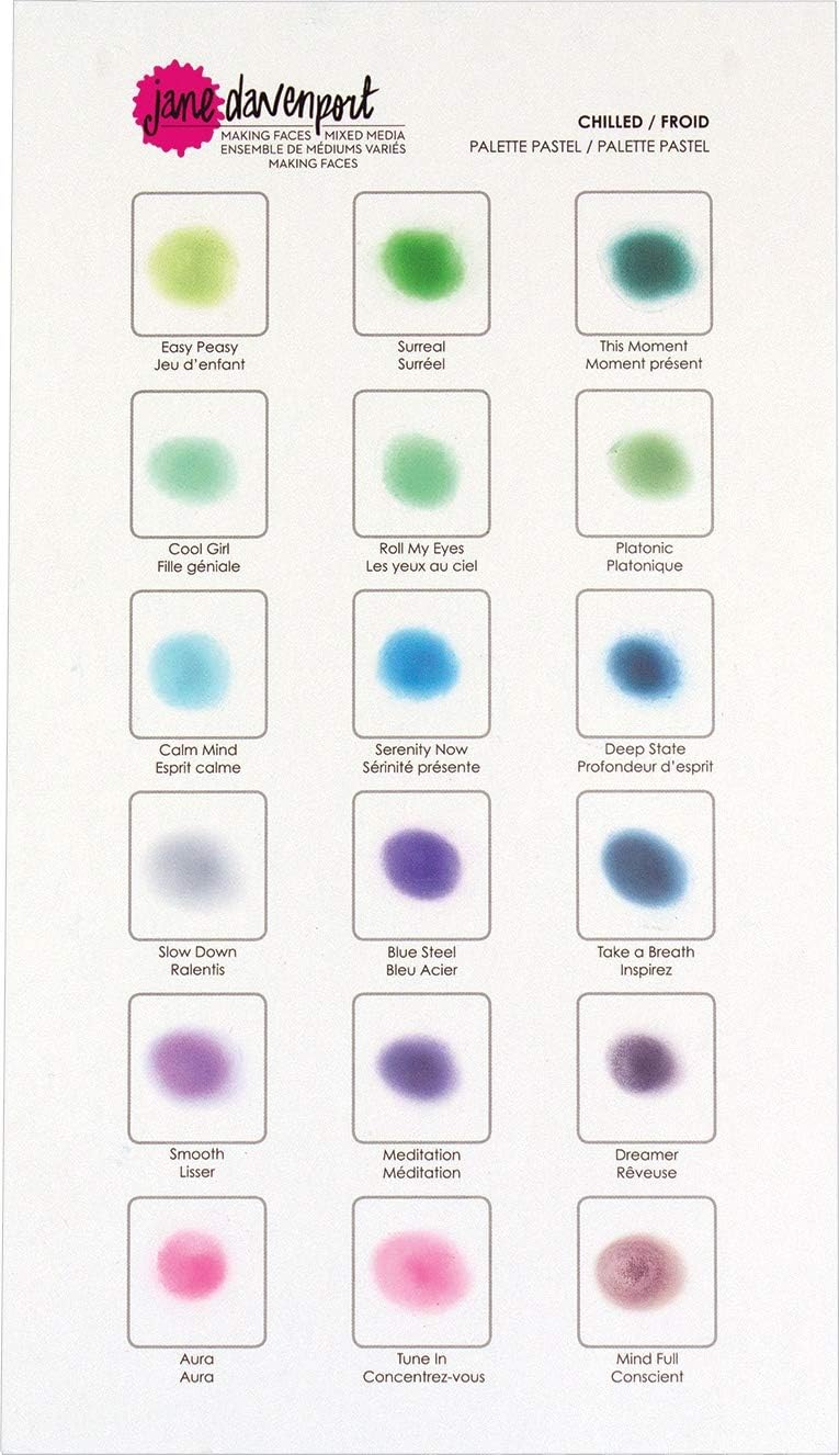 Spellbinders Chilled Palette Pastel Set
