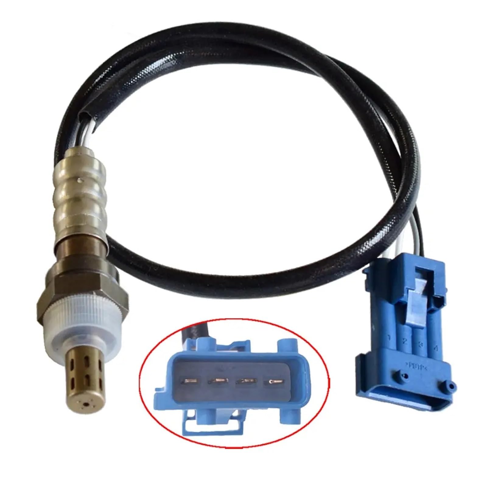 Sensore Ossigeno Per PEUGEOT 1007 106 206 207 306 307 406 407 607 Per BIPPER Per PARTNER 1.1 1.4 1.6 I 16 V O2 Ossigeno Sonda Lambda 96368765 9657632980 Sonda Lambda(Blu)