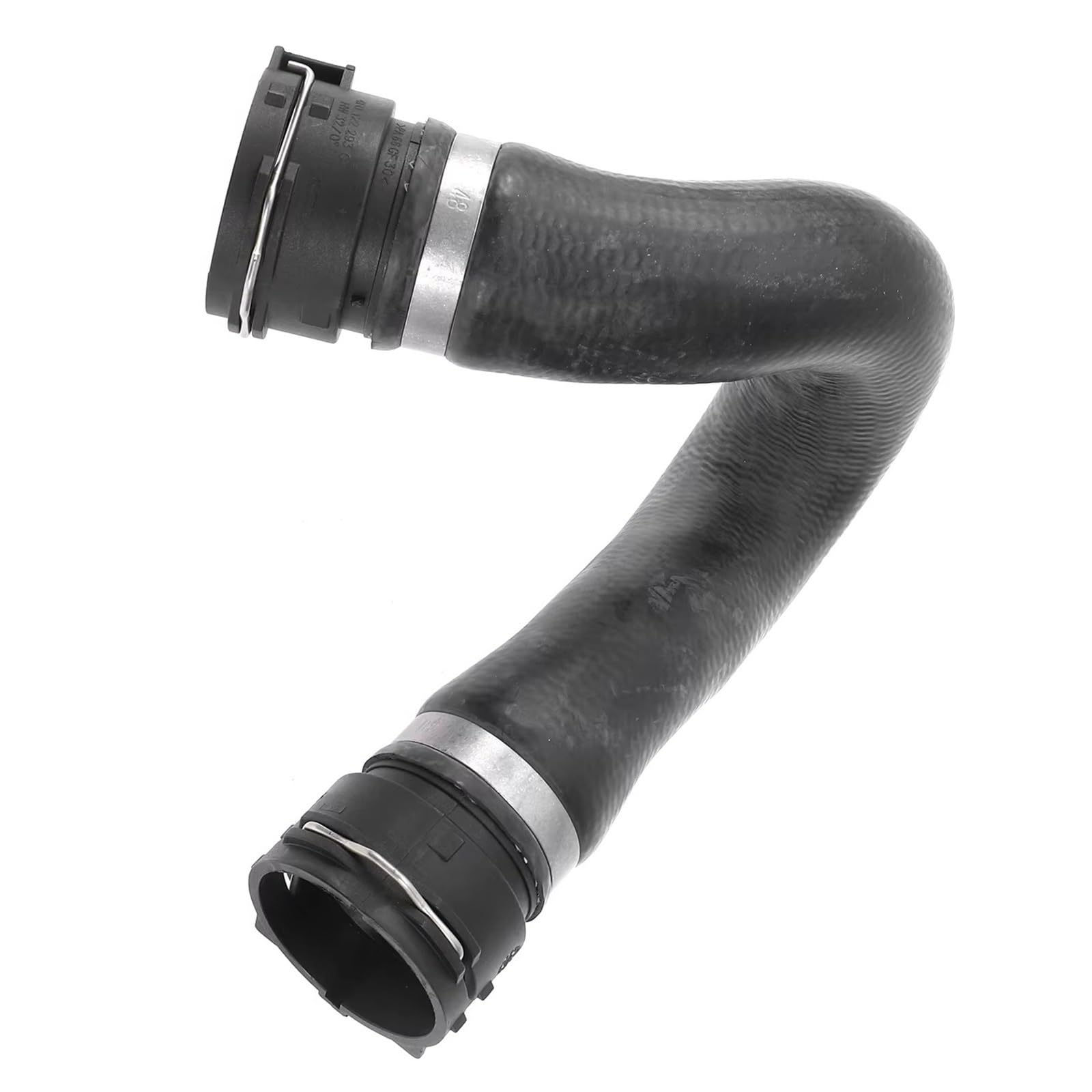 Radiator Hose Compatible with A4 for Quattro for Elite Sedan 4-Door 3.0L 2009 2010 2011 2012 2013 2014 1 Pcs Radiator Hose Replacement Part OEM ：8K0121101J