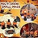 Exasinine 3Pcs Halloween Miniature Pumpkin Figurines 2.8