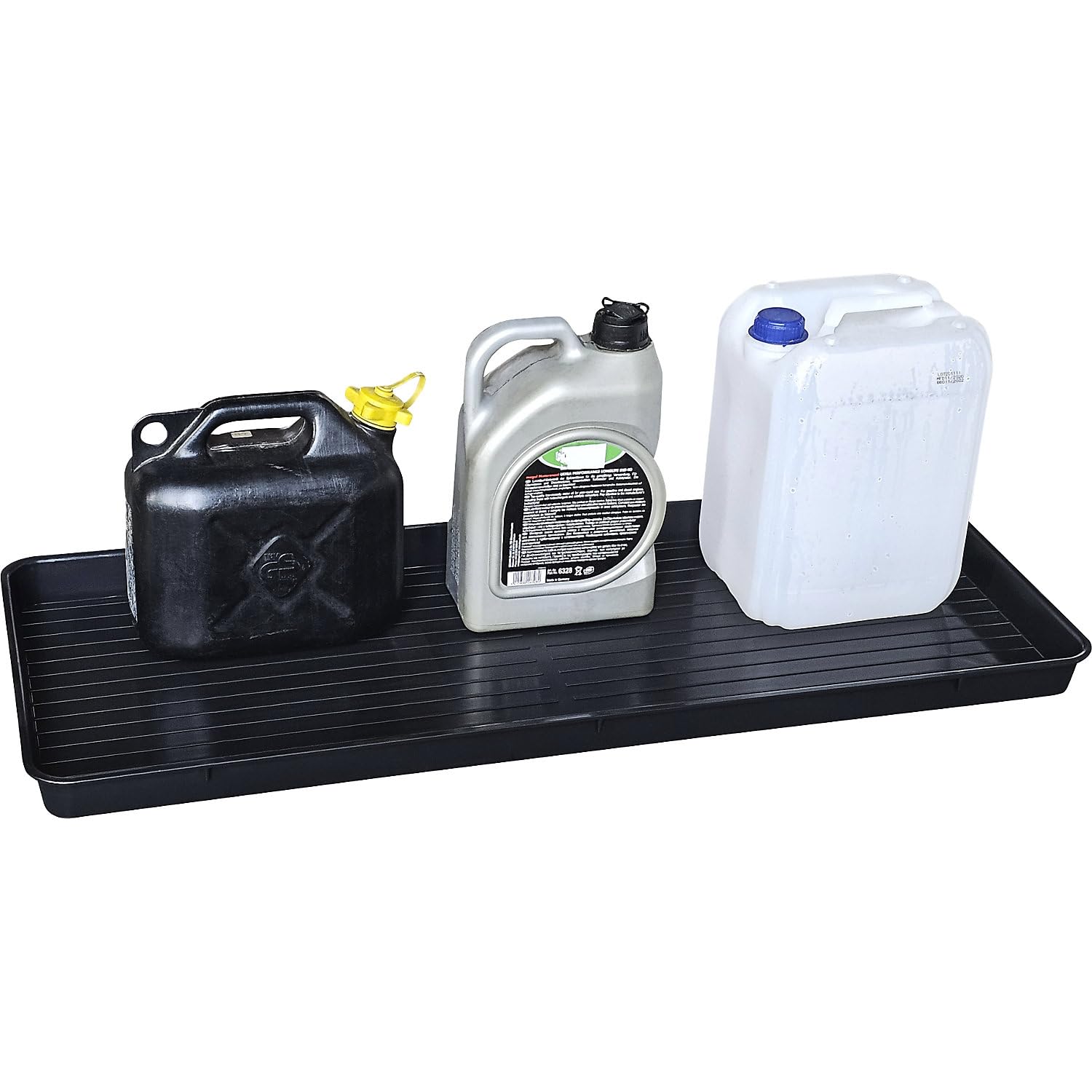 Vasca universale in PE per taniche 15 l 1000 x 400 x 50 mm impilabile