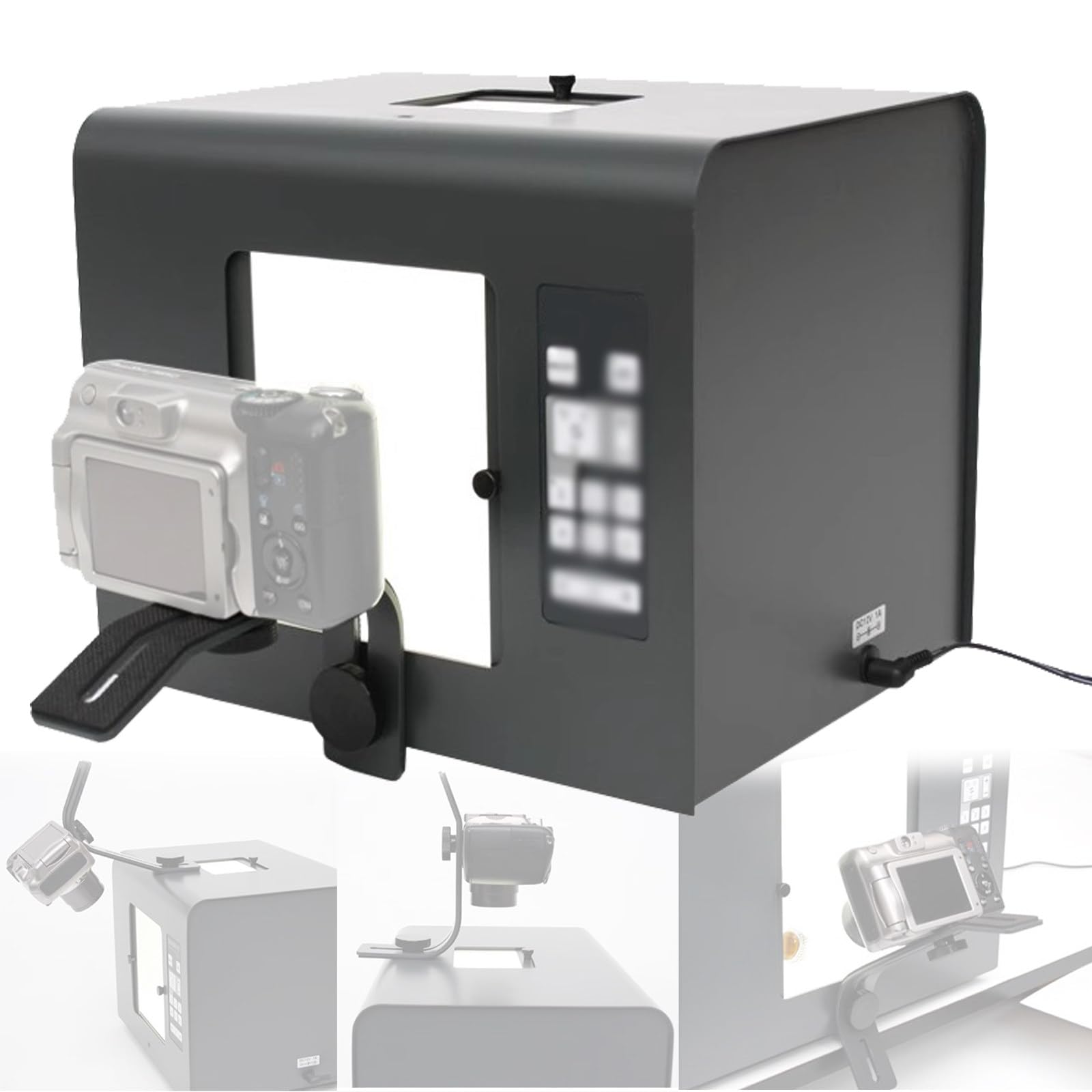 Kit De Boîte À Lumière pour Photographie De Bijoux, Source Lumineuse LED Multi-facettes, Mini Boîte À Lumière pour Studio Photo pour Prise De Vue (S)