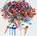Creative Hobbies® Plastic Lites for Ceramic Christmas Trees, Small Pin Globe Light Ornaments, Multi Colors, 250 Piece Pack