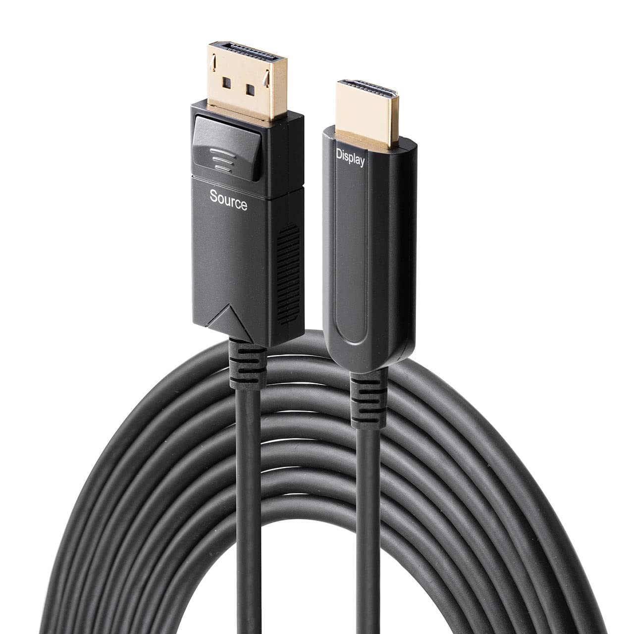 オンラインサイト DisplayPort光ファイバケーブル（ブラック・15m