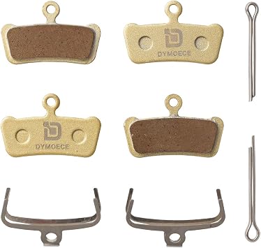 2 Pairs Bicycle Disc Brake Pads Compatible with Sram Guide RSC RS R Elixir 7 9 Avid XO Trail 4 Piston MTB Disc Brakes Resin,Semi-Metallic,Sintered Metal SCP-XO