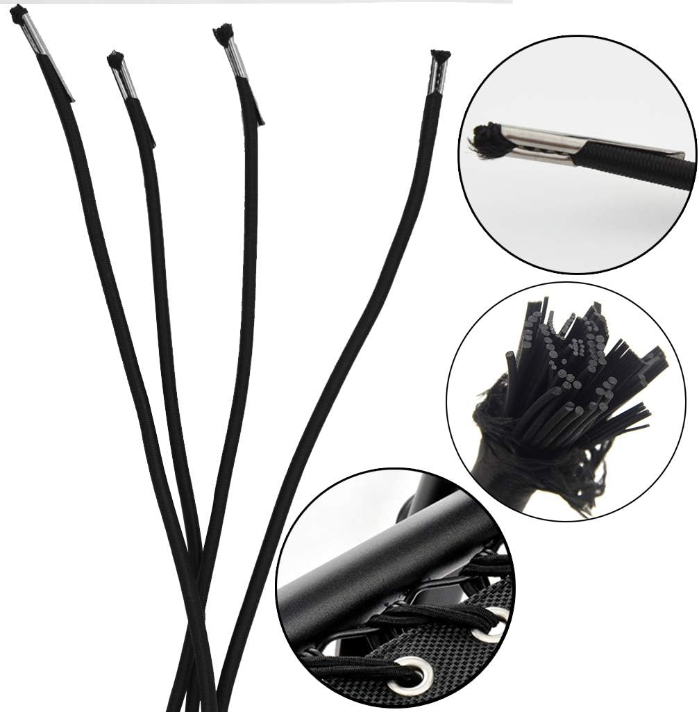 Jmkcoz 4 Pcs Zero Gravity Chair Replacement Cords Universal Replacement Laces for Antigravity Chair, Bungee Elastic Lounge Chair Cord Nylon Stretch Patio Recliners Repair Cord for Outdoor, Lawn Chair